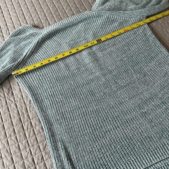 EUC - 🩵 Lulu’s Women's Blue Marled Sweater - Picture 3 of 9
